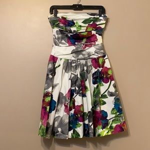 Suzi Chin For Maggy Boutique Strapless Dress, 4